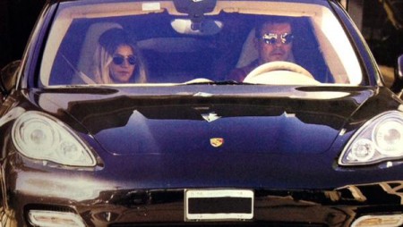 El lujoso Porsche de Tinelli