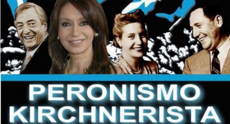 El kirchnerismo y su curiosa simbología CON PERÓN O SIN PERÓN, DEPENDE LA OCASIÓN