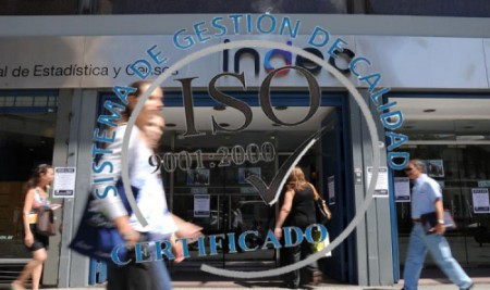 Actualidad Insólito certificado de calidad ISO 9001 para el Indec "ESTO HACE A LA TRANSPARENCIA DEL MANEJO DE FONDOS", DIJO EDWIN