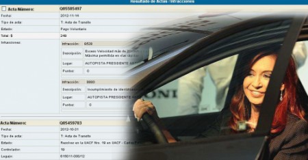 Actualidad El auto presidencial tiene más de 20 multas sin pagar LA MAYORÍA POR EXCESO DE VELOCIDAD